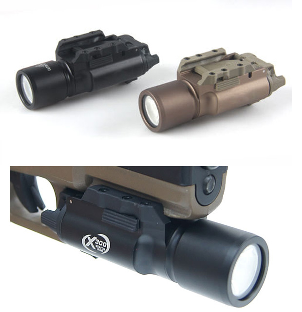 Hot Sale Surefire X300 Ultra LED Weapon Light for hunting Black